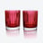 Harmonie Tumblers Colors of Joy Baccarat, Water glass in Crystal Red