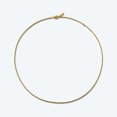 Gourmette Chain Gold View 1