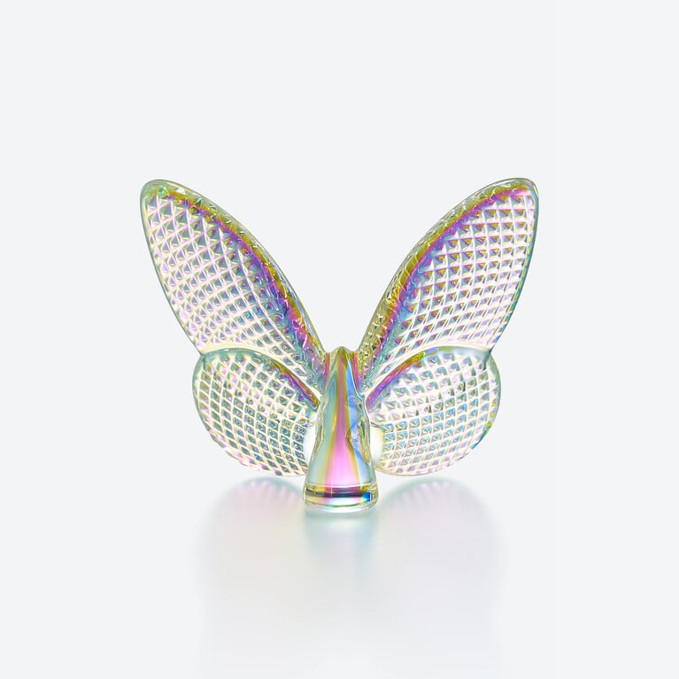 Lucky Butterfly Baccarat in Clear Crystal