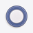 Arcadia Blue Dinner Plates Baccarat in Porcelain Blue