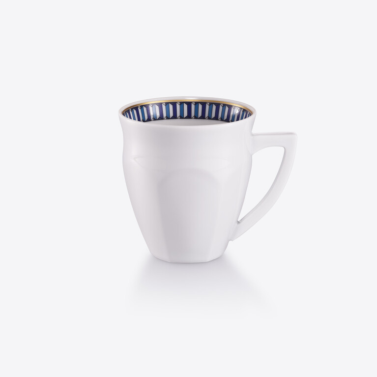 Mug Arcadia Talleyrand Bleu Baccarat en Porcelaine Bleu Voir 1