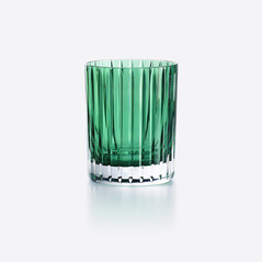 Select Harmonie Tumbler Colors of Joy Baccarat, Water glass in Crystal Green