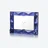 Louxor Fotorahmen Baccarat in Blauem Kristall