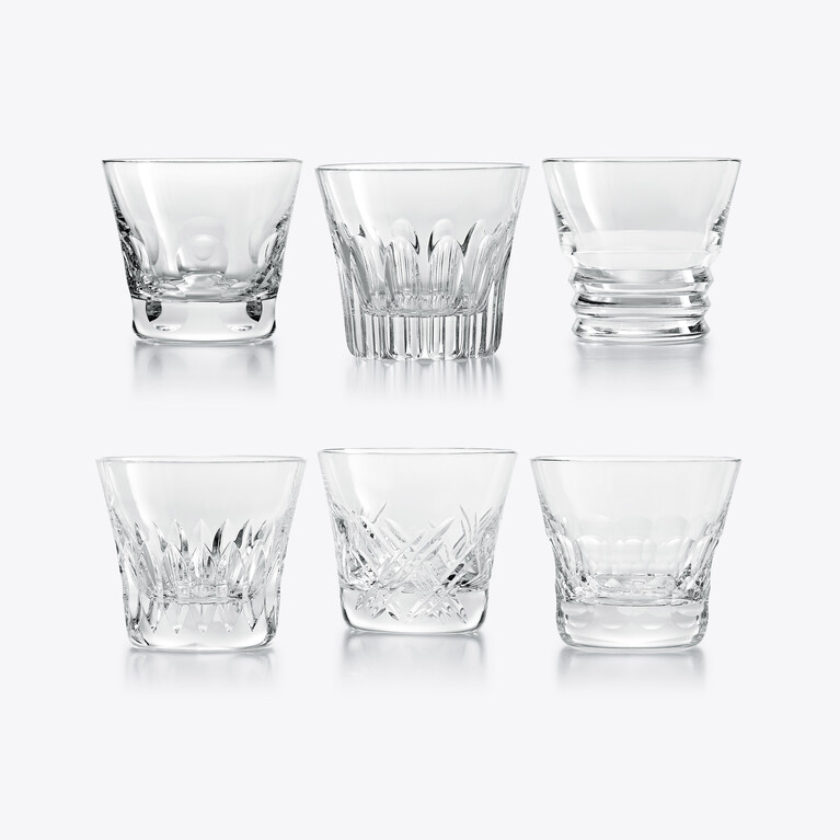 에브리데이 클래식X6 (Everyday Classic Tumblers Set) Baccarat, 클리어 크리스탈로 만든 워터 글라스 보기 1
