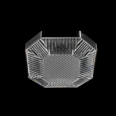 Plafonnier Octogone (1L) Baccarat en Cristal Clair