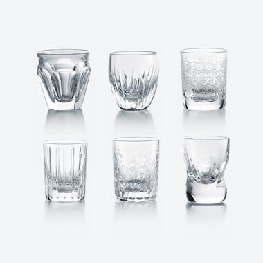 Coffret Gobelets Everyday Les Minis Baccarat, Verre &agrave; spiritueux en Cristal Clair