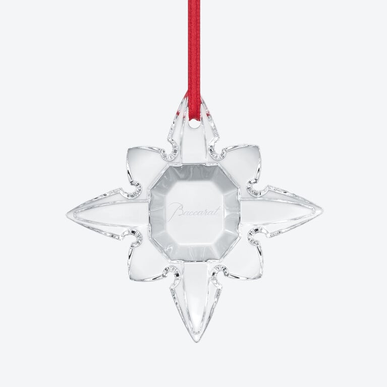 No&euml;l Annual Ornament Octogone 2026 Baccarat in Clear Crystal View 1
