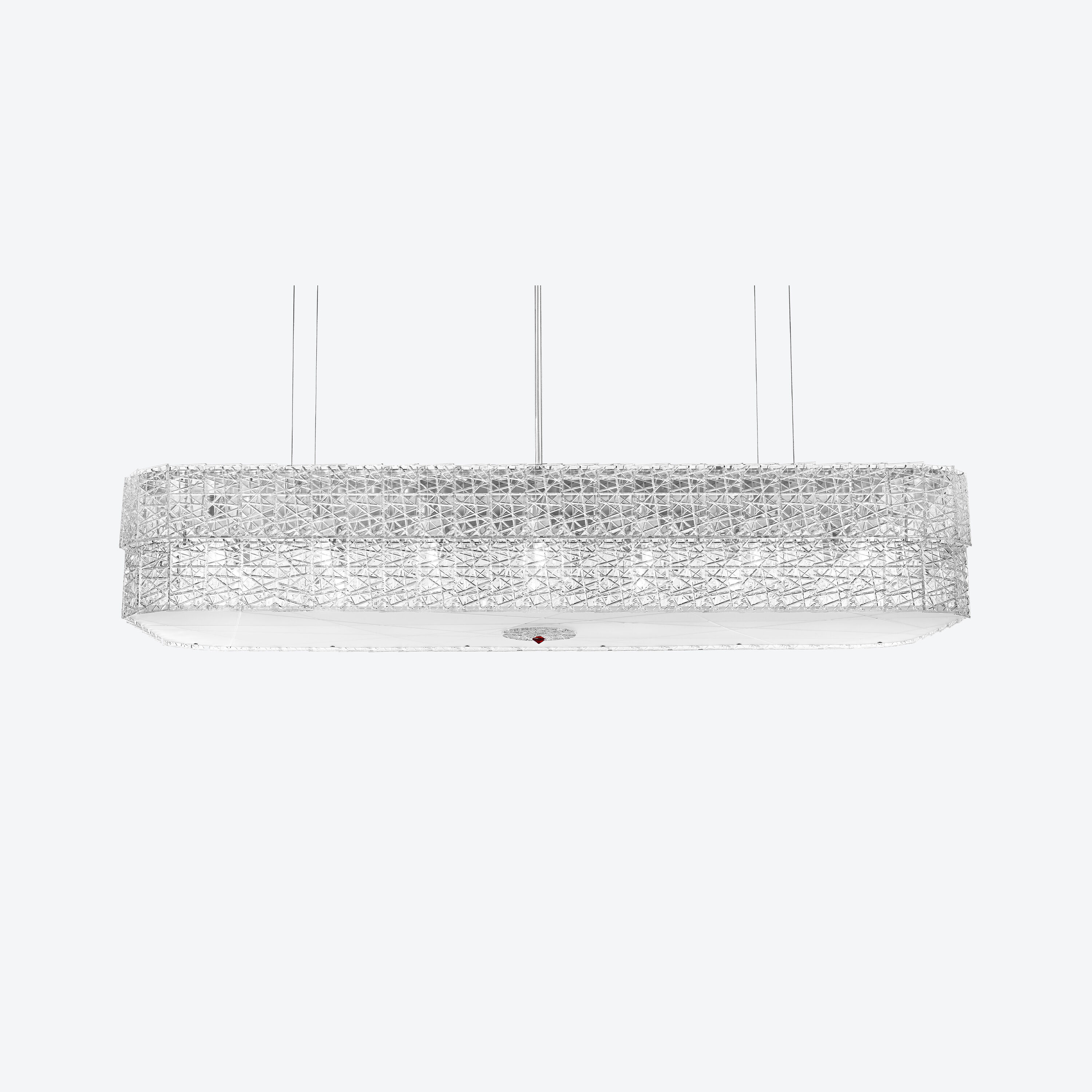 Tuile de Cristal Frozen Chandelier Rectangular M | Baccarat United