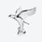 Imperial Eagle Sculpture Baccarat in Crystal Clear