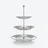 Mille Nuits Small Pastry Stand Baccarat in Crystal Clear