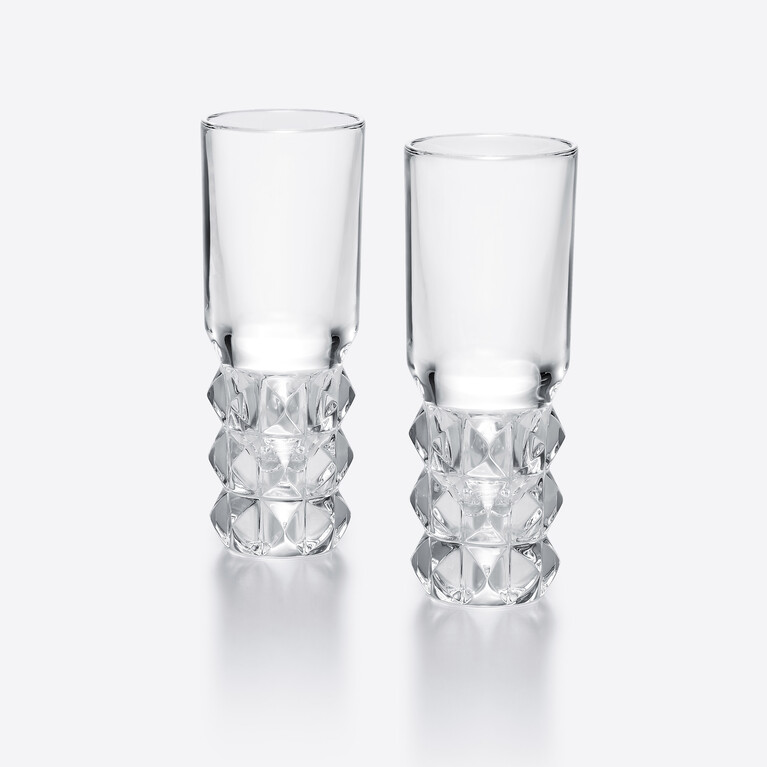 Louxor Bicchieri da vodka Baccarat, Bicchiere da liquore in Cristallo Clear