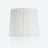 Krysta Lampshade Baccarat in Taffeta White