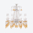 Z&eacute;nith Charleston Chandelier Short (8L) Baccarat in Crystal Yellow