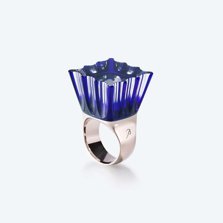 Bague Empereur l'Eclat de Talleyrand Argent Bleu