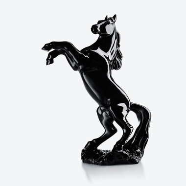 Pegase Horse Sculpture, Black