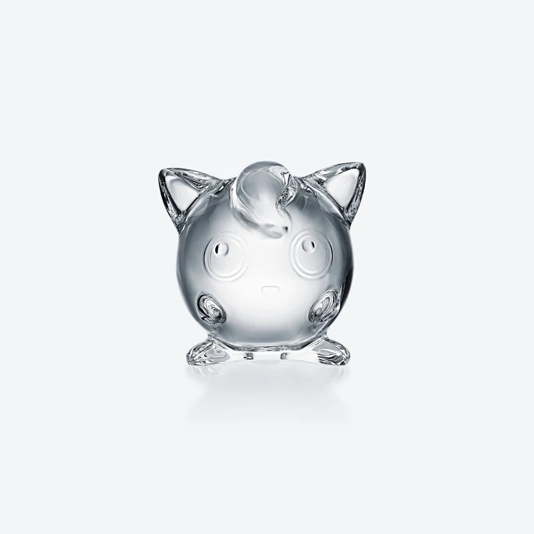 Pok&eacute;mon Jigglypuff Figurine Baccarat in Crystal Clear View 1