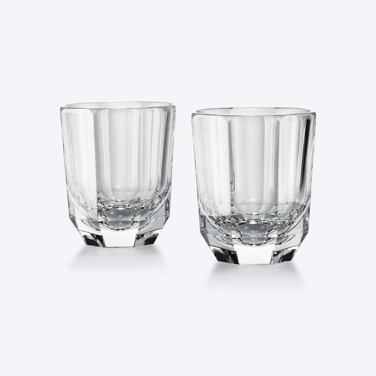 옥타곤 텀블러(Octogone Tumblers) Baccarat, 클리어 크리스탈로 만든 보기 1
