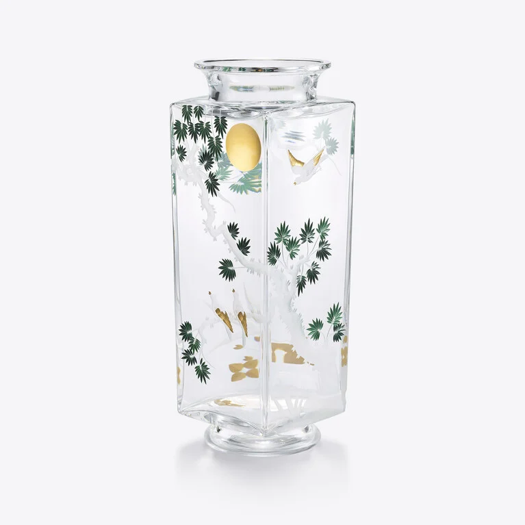 Haute Cristallerie Vol De Jour Vase Baccarat in Crystal Clear View 2