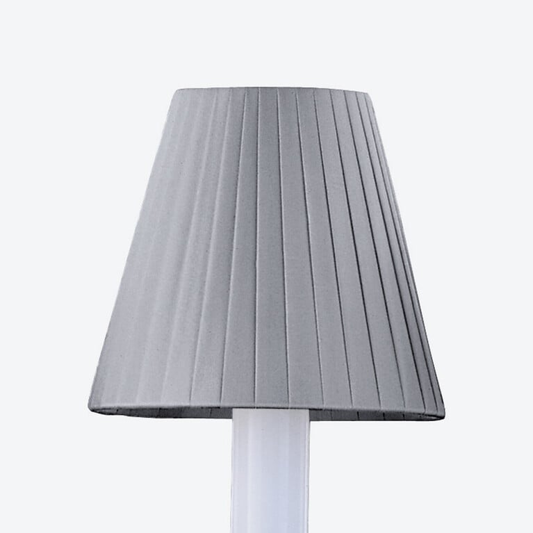 Z&eacute;nith Lampshade Baccarat in Taffeta Grey