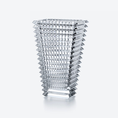 Eye Rectangular Vase L Clear Baccarat