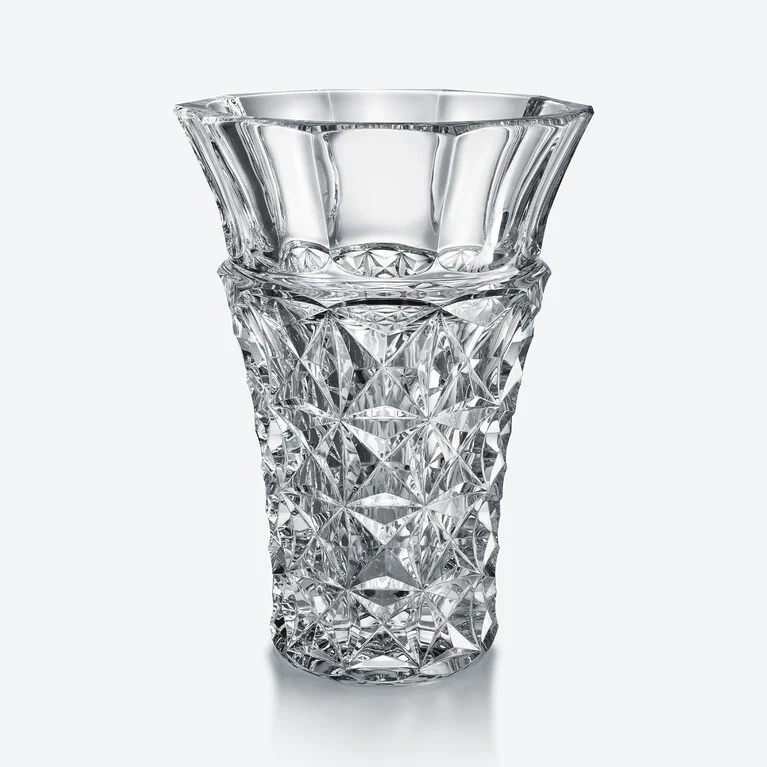 C&eacute;lim&egrave;ne Vase L Baccarat in Crystal Clear View 1