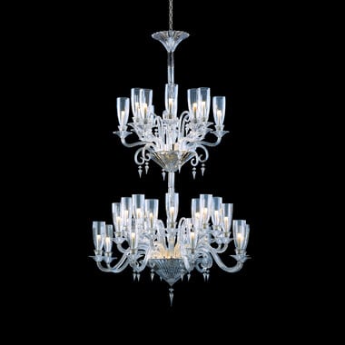 Lustre Mille Nuits Verrines (36L) Baccarat en Cristal Clair