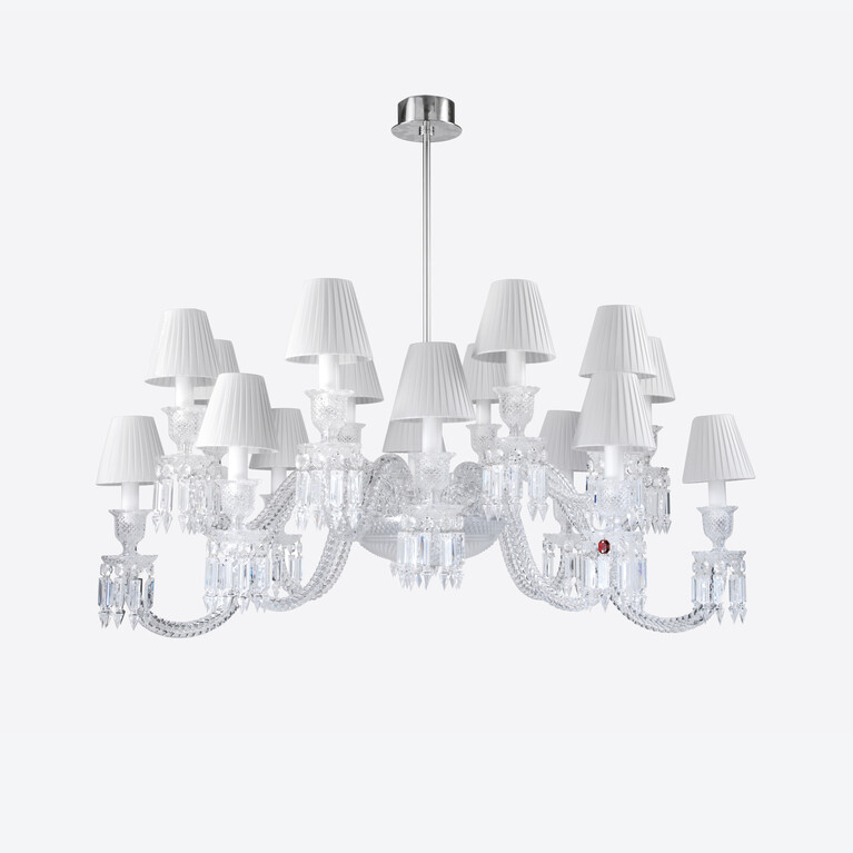 Ellipse Chandelier (16L) Baccarat in Crystal Clear View 1