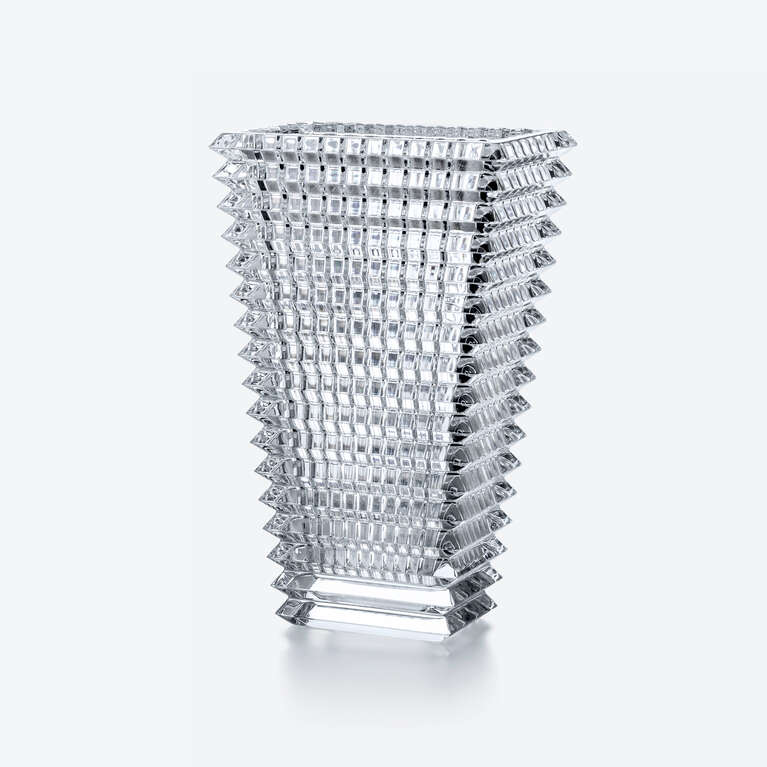 Eye Rectangular Vase L Clear
