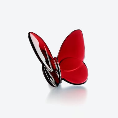 Lucky Butterfly Baccarat in Crystal Red