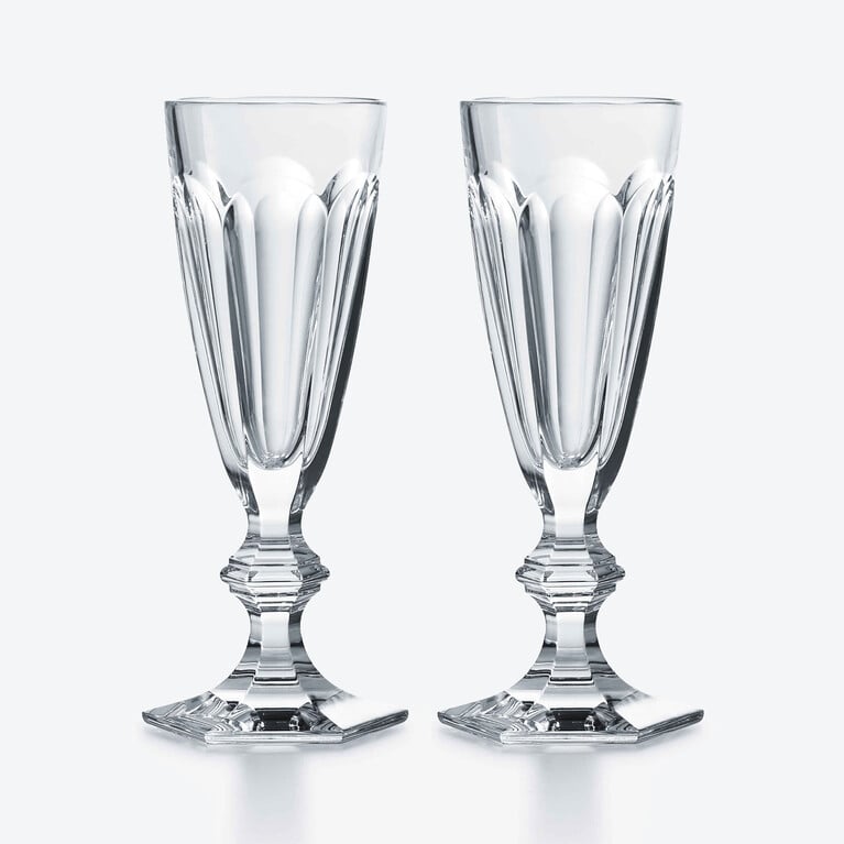 아코어 1841 플루트(HARCOURT 1841 FLUTE) Baccarat, 클리어 크리스탈로 만든 샴페인 플루트 보기 1