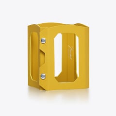 Select &Eacute;tui &Agrave; Carafe Octogone Baccarat en Cuir Jaune