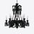 Zénith Chandelier Black (12L) Baccarat in Crystal Black