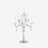 Candelabro Mille Nuits (5L) Baccarat in Cristallo Clear