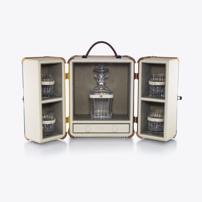 Octogone Trunk Harmonie Baccarat in Leather Multicolor View 2