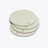 Octogone Coasters Baccarat in Lacquer White