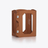 Octogone Decanter Case Baccarat in Leather Brown