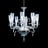 Mille Nuits Chandelier Hurricane Shades (8L) Baccarat in Crystal Clear