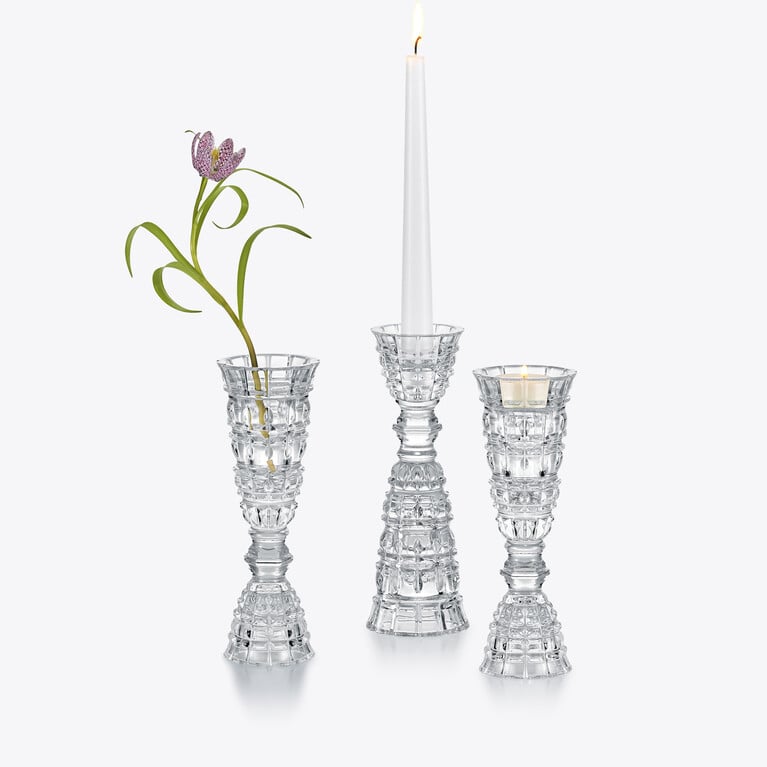 Bougeoir New Antique Mirage Dual Baccarat en Cristal Clair Voir 2
