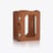 Octogone Decanter Case Baccarat in Leather Brown
