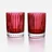 Harmonie Tumblers Colors of Joy Baccarat, Water glass in Crystal Red