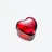 Cuore Amor Baccarat in Cristallo Red