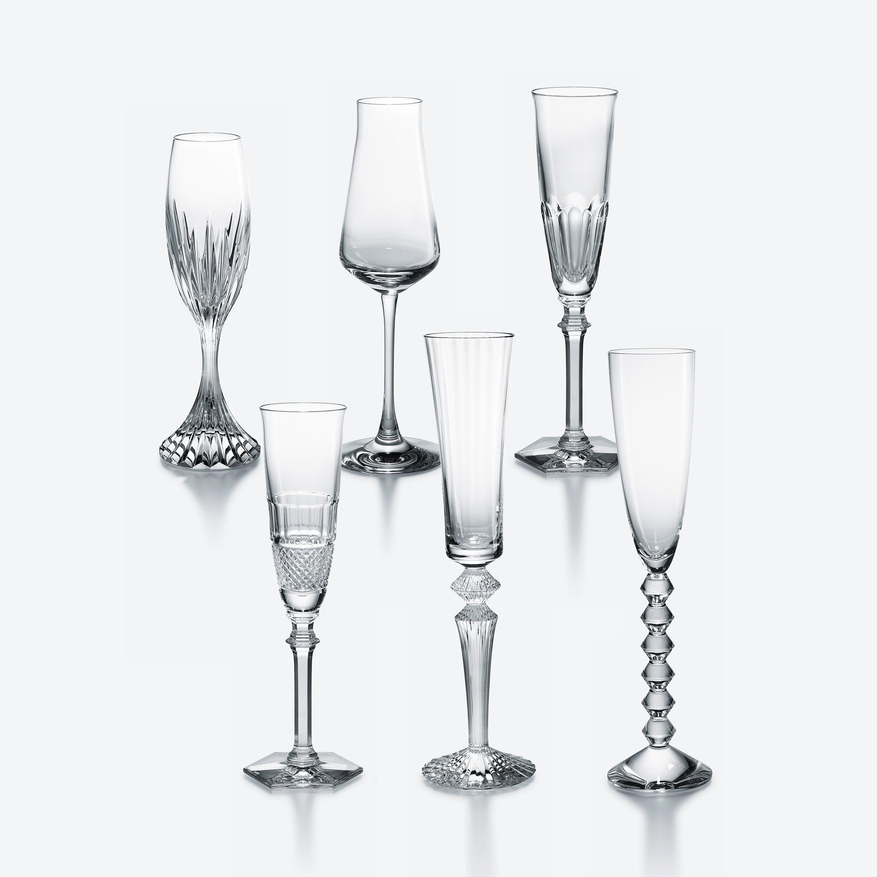 Baccarat - baccara  ＊バカラ ＊シャンパン フルート グラス ペア バカラ Baccarat マッセナ シャンパンフルート ペア 160mL