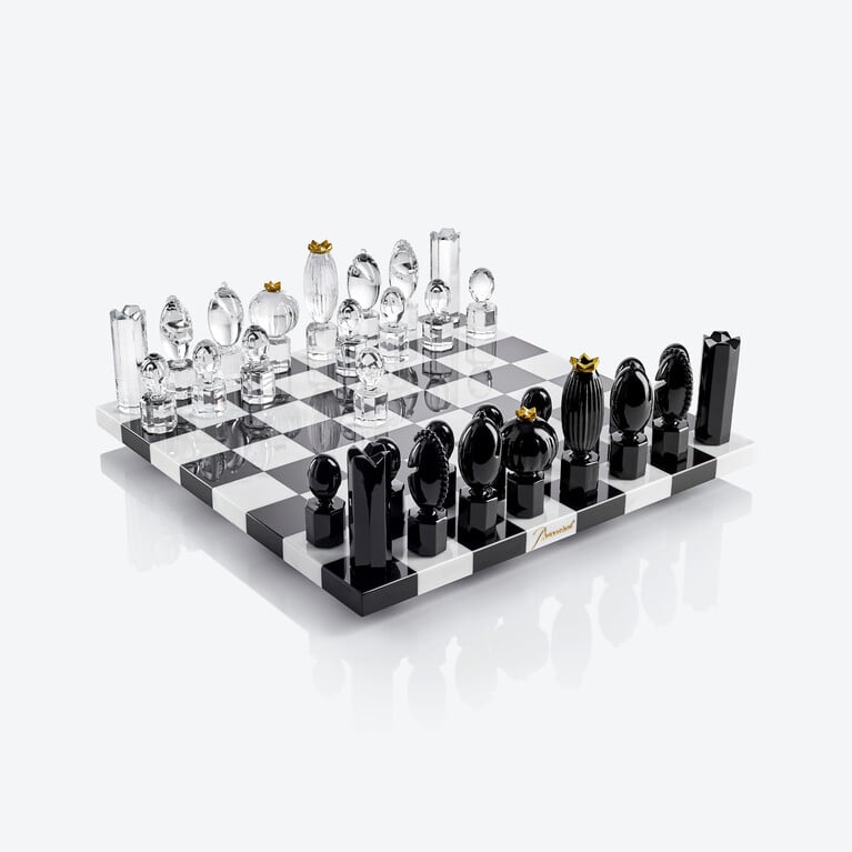 國際象棋遊戲 MARCEL WANDERS 出品 Baccarat, 透明水晶製成