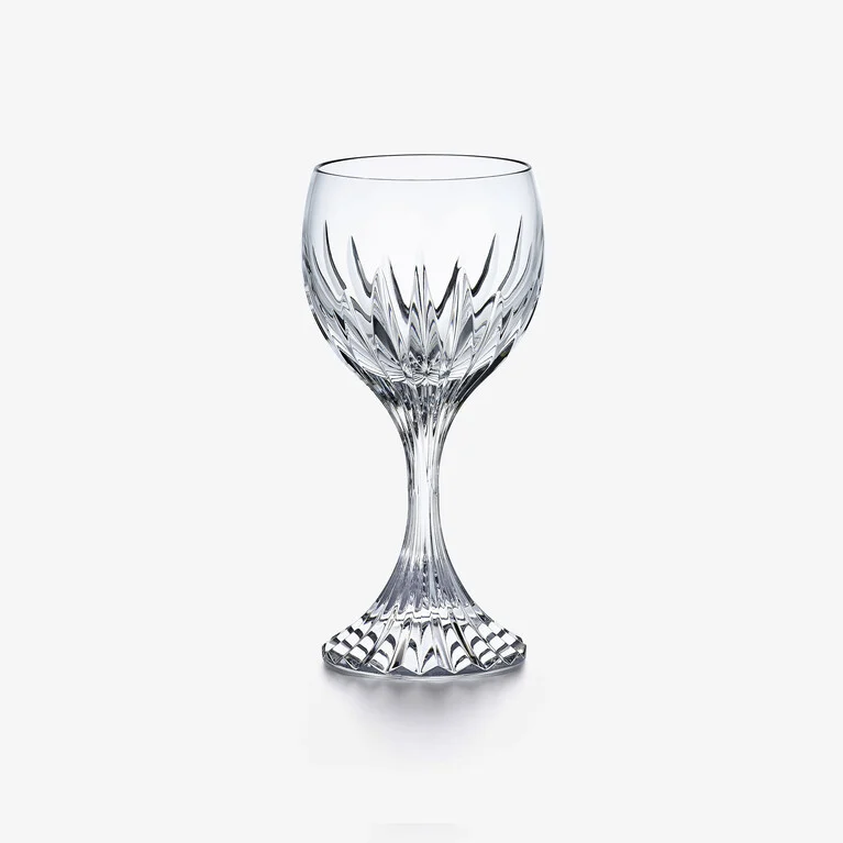Mass&eacute;na Glass Baccarat, Wine glass in Crystal Clear View 1