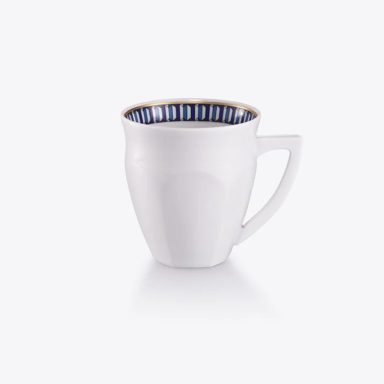Arcadia Talleyrand Blue Mug Baccarat in Porcelain Blue View 1