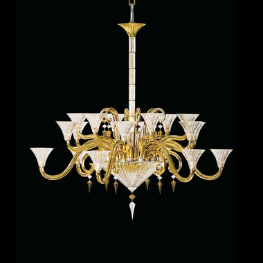 Mille Nuits Chandelier (18L) Baccarat in Gold Crystal