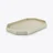 Octogone Tray L Baccarat in Recycled leather White