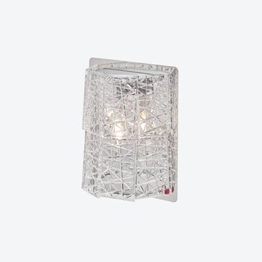Aplique De Pared Tuile De Cristal Frozen (1L) Baccarat en Cristal Clear