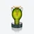 Faunacrystopolis Frog Sculpture Baccarat in Crystal Green