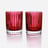 Harmonie Tumblers Colors of Joy Baccarat, Water glass in Crystal Red